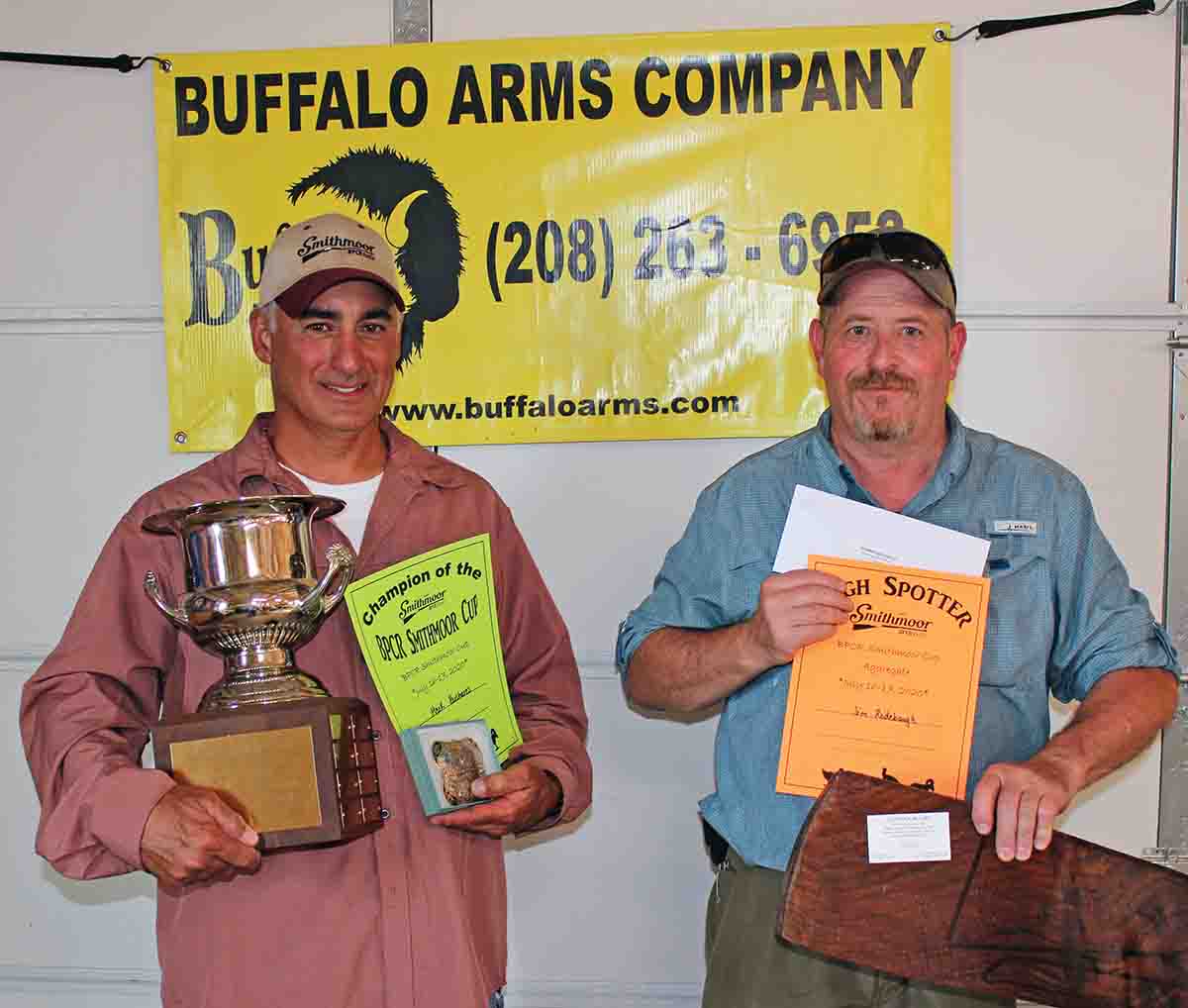 Left to right; Mark Pachares, BPCR Match Winner and Jim Rodebaugh, High Spotter.
